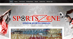 Desktop Screenshot of nhsportszone.com